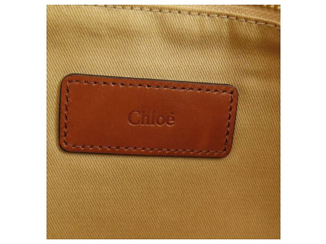 Chloé braune Canvas-Tote-Tasche - Ansicht 6
