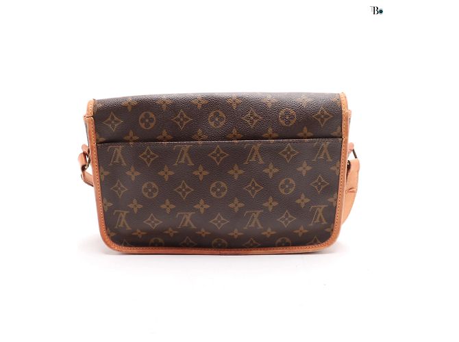 Gibeciere Borsa Messenger Gibecière Louis Vuitton in Tela Monogram MM Marrone - vista 2