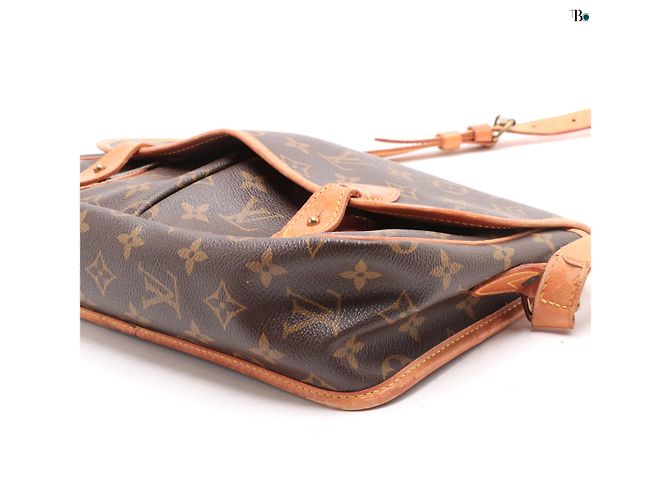 Gibeciere Borsa Messenger Gibecière Louis Vuitton in Tela Monogram MM Marrone - vista 7
