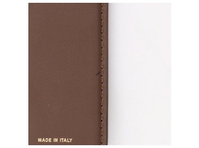 Zucca Fendi Mini Strap You in pelle di vitello marrone - vista 12