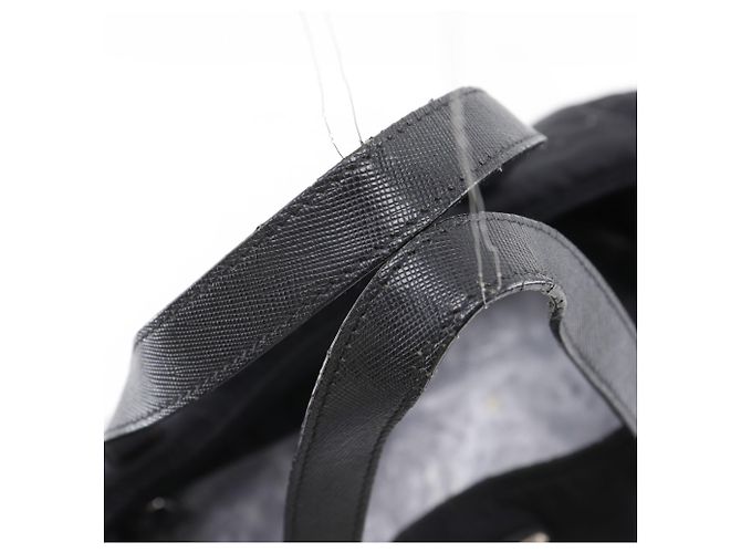 Tote Borsa a spalla 2 in 1 Prada in nylon nero - vista 5