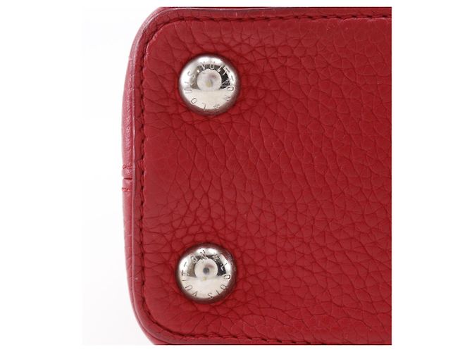 Borsa Capucines BB Louis Vuitton Rosso - vista 13