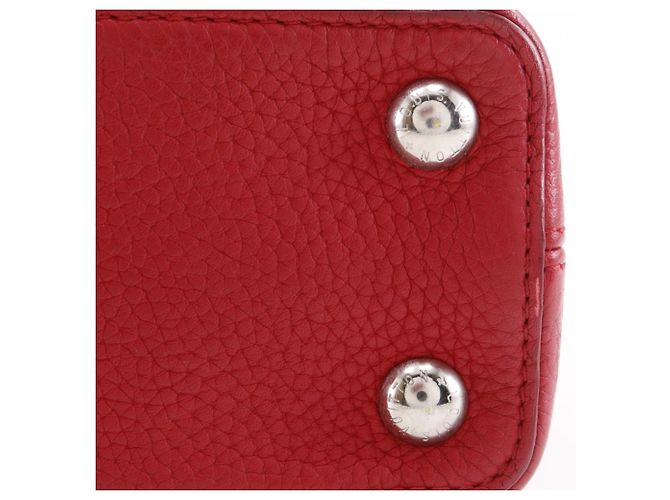 Borsa Capucines BB Louis Vuitton Rosso - vista 14