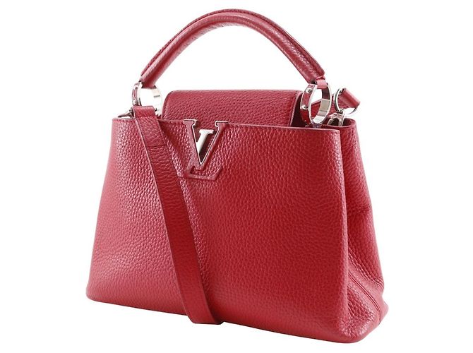 Borsa Capucines BB Louis Vuitton Rosso - vista 2