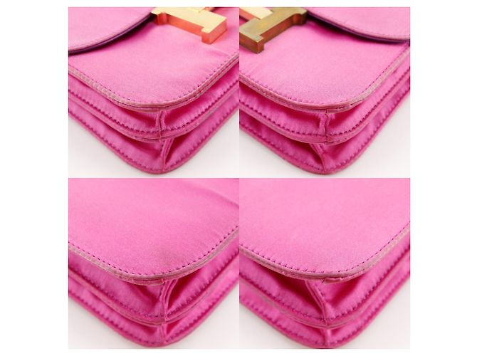 Borsa a Spalla Constance Mini 18 di Hermès Rosa - vista 4