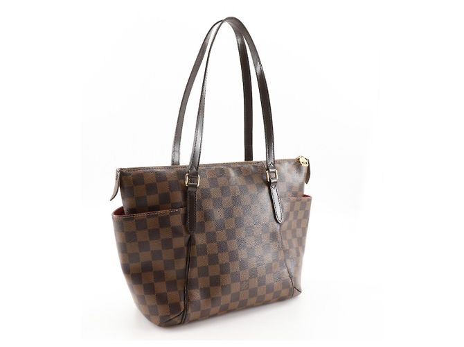 Louis Vuitton Damier Canvas Tote Bag Braun - Ansicht 3