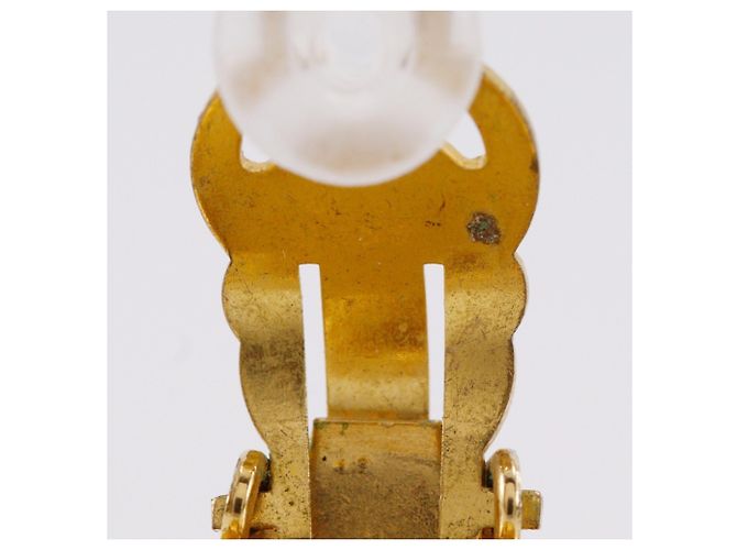 Vintage Chanel Coco Mark Clip Ohrringe Golden - Ansicht 14