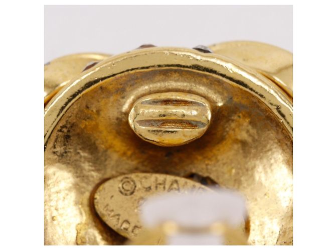 Vintage Chanel Coco Mark Clip Ohrringe Golden - Ansicht 15