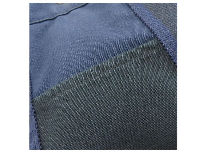 Borsa Foul Tou MM di Hermès Nero Blu navy - vista 12