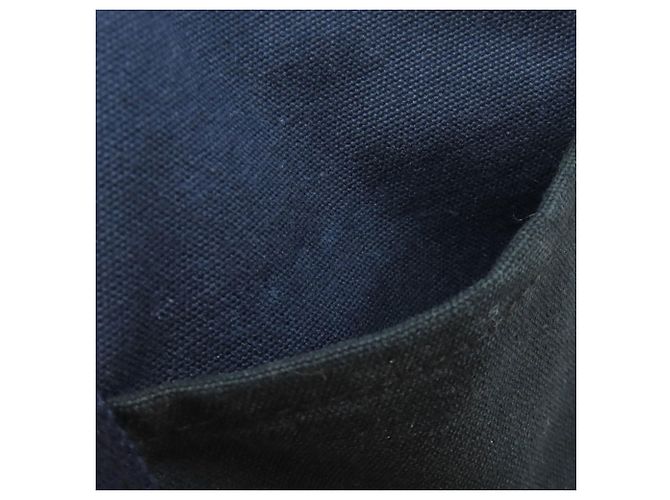 Borsa Foul Tou MM di Hermès Nero Blu navy - vista 14