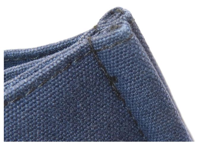 Borsa Foul Tou MM di Hermès Nero Blu navy - vista 15