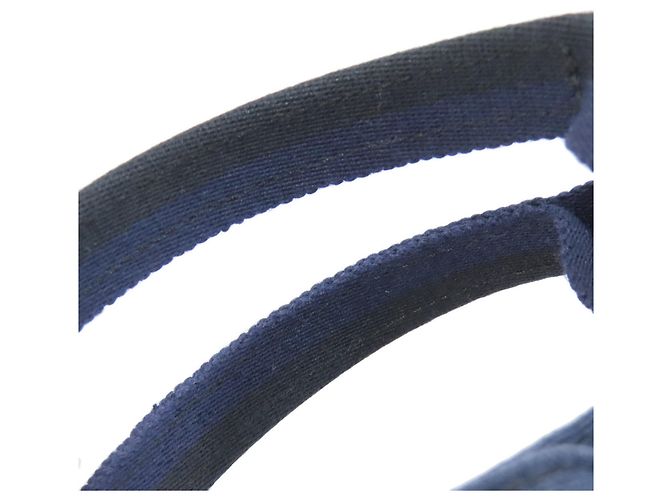 Borsa Foul Tou MM di Hermès Nero Blu navy - vista 18
