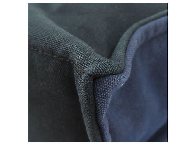 Borsa Foul Tou MM di Hermès Nero Blu navy - vista 19