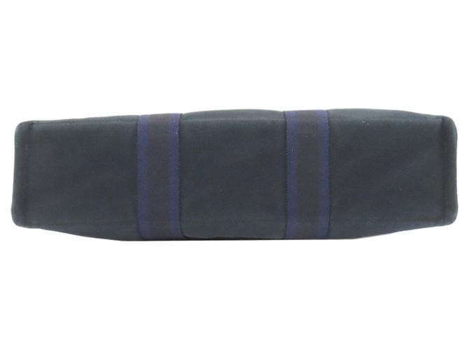 Borsa Foul Tou MM di Hermès Nero Blu navy - vista 4