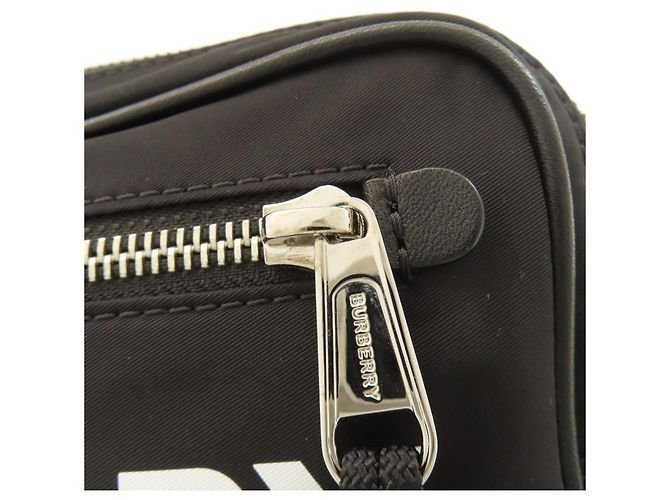 Marsupio in nylon nero Burberry - vista 13
