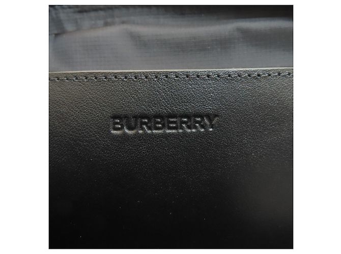 Marsupio in nylon nero Burberry - vista 6