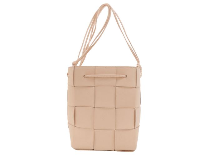 Borsa a secchiello Cassette di Bottega Veneta Beige - vista 2