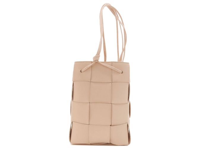 Borsa a secchiello Cassette di Bottega Veneta Beige - vista 3