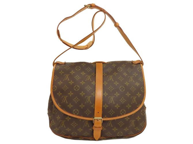 Borsa a Spalla Saumur 35 Louis Vuitton Monogramma - vista 2
