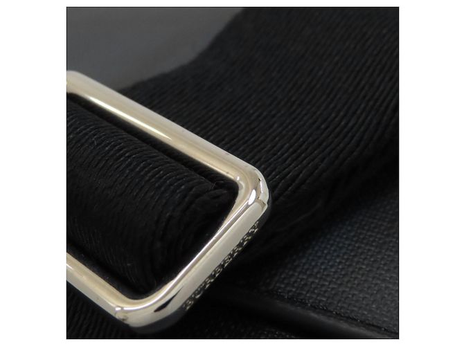 Borsa a spalla in PVC con motivo check Burberry Nero Blu - vista 15