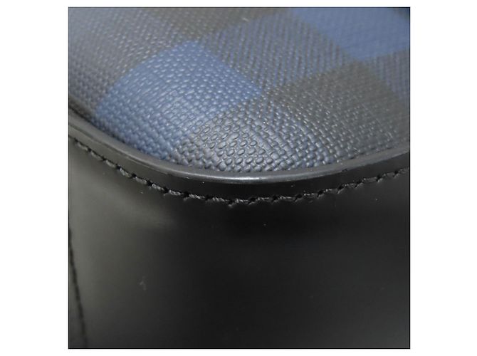 Borsa a spalla in PVC con motivo check Burberry Nero Blu - vista 17