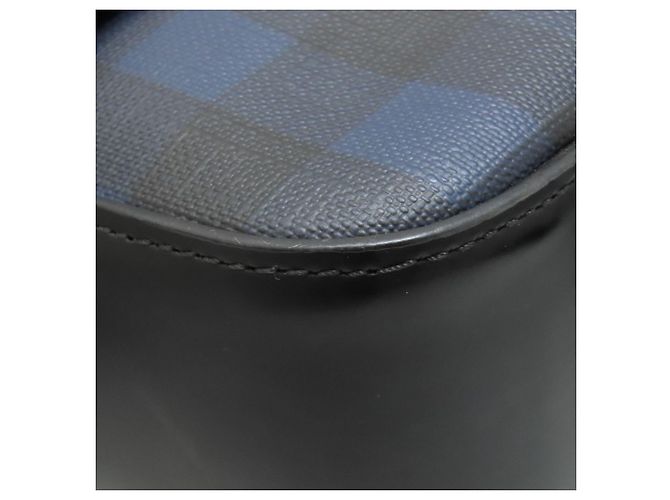 Borsa a spalla in PVC con motivo check Burberry Nero Blu - vista 18