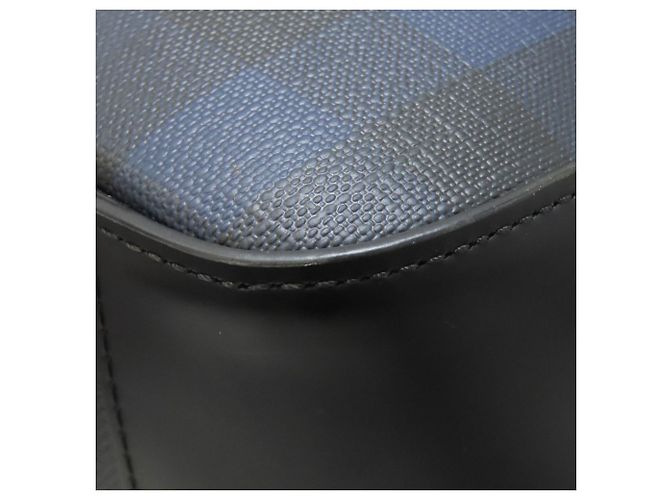Borsa a spalla in PVC con motivo check Burberry Nero Blu - vista 19