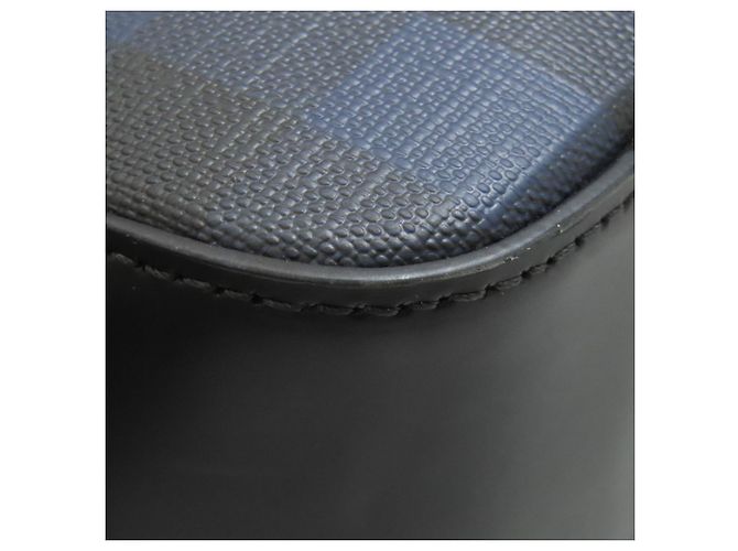 Borsa a spalla in PVC con motivo check Burberry Nero Blu - vista 20