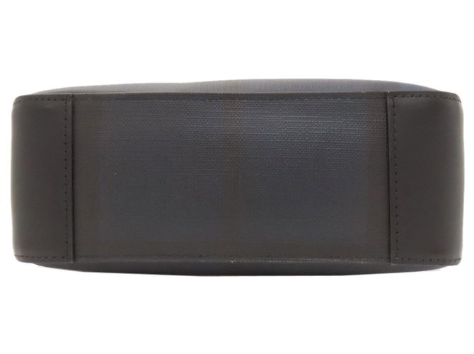 Borsa a spalla in PVC con motivo check Burberry Nero Blu - vista 4