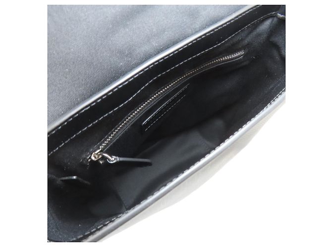 Borsa a spalla in PVC con motivo check Burberry Nero Blu - vista 5