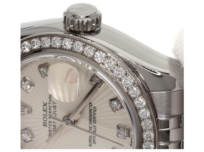 Reloj Rolex 179384G Datejust con bisel de diamantes - vista 17
