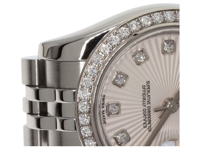 Reloj Rolex 179384G Datejust con bisel de diamantes - vista 18