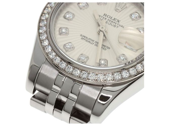 Reloj Rolex 179384G Datejust con bisel de diamantes - vista 25