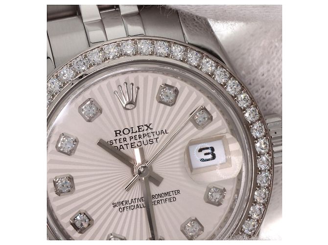 Reloj Rolex 179384G Datejust con bisel de diamantes - vista 27
