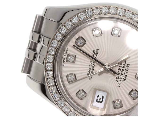Reloj Rolex 179384G Datejust con bisel de diamantes - vista 30