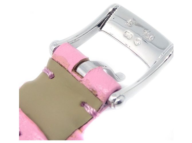Van Cleef & Arpels Alhambra Quartz Ouro Branco e Cetim com Bisel de Diamantes e Madrepérola 26 - vista 7