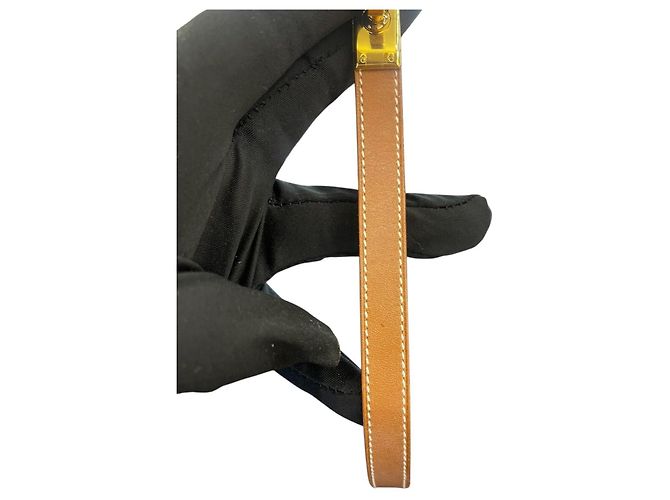 Hermès Bracciale Hermes Kelly Double Tour marrone M - vista 8