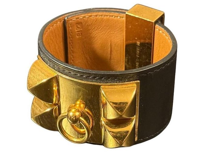 Hermès Bracciale Collier De Chien CDC S Nero Hermes Chamonix - vista 3