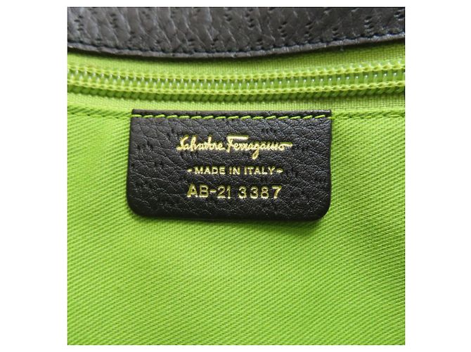 Borsa Gancini Salvatore Ferragamo Nero - vista 6