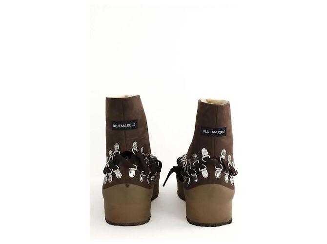 Autre Marque Brown suede boots - view 2