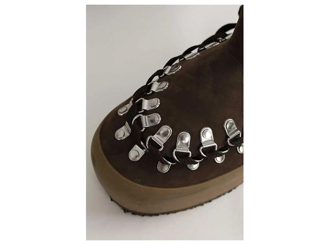 Autre Marque Brown suede boots - view 5