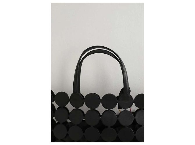 Pierre Hardy Bolso tote de cuero negro - vista 2