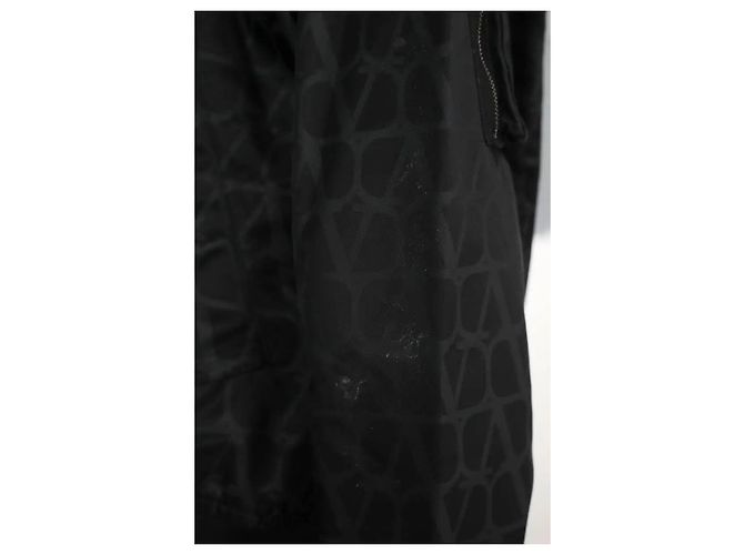 Valentino Giacca in cotone nero - vista 3
