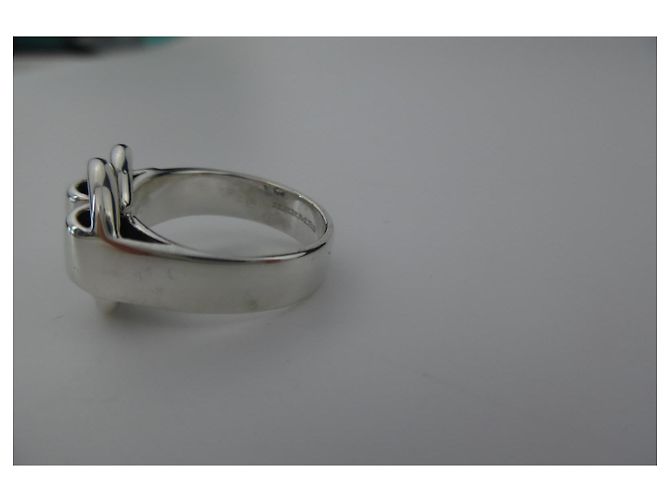 Anello in argento sterling 925 NOEUD COULANT Hermès Paris - vista 4