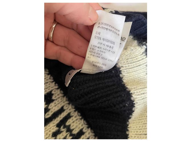 Berretto Dior in lana e cashmere blu navy - vista 7