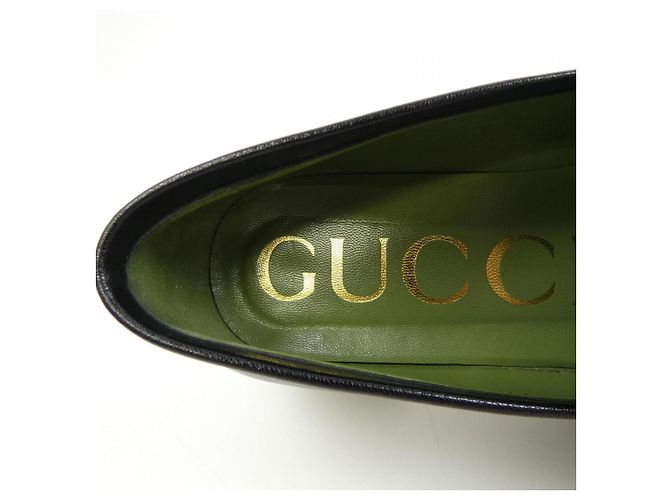 Gucci Lederschuhe Schwarz - Ansicht 6