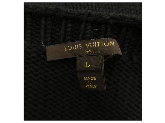 Tejido de cachemira Louis Vuitton Negro - vista 4