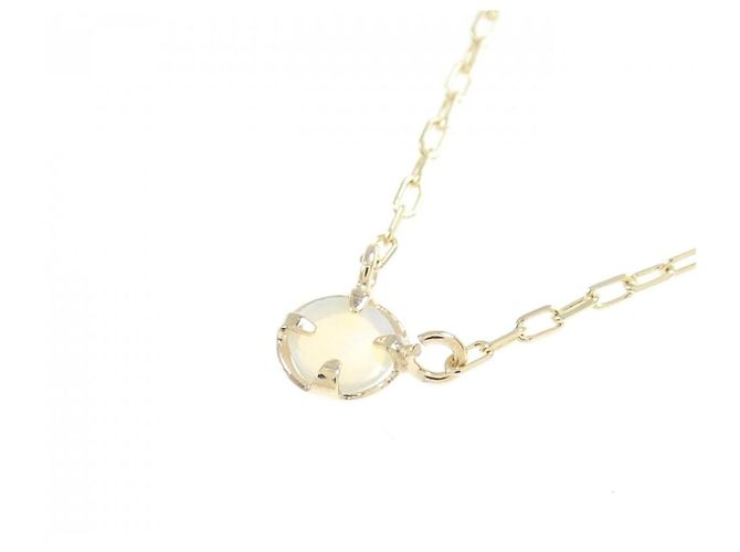 Autre Marque K10YG Opal Necklace Golden - view 4