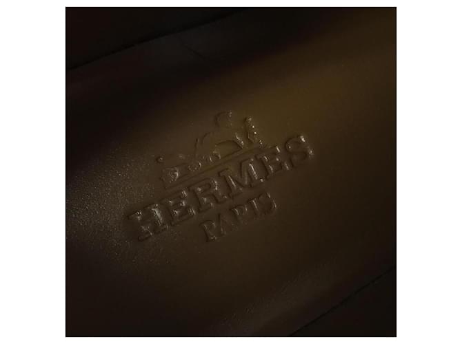 Hermès Décolleté Hermes Marrone - vista 6