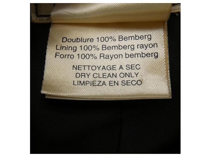 Abrigo Duffle de Mezcla de Lana Hermès Negro - vista 4